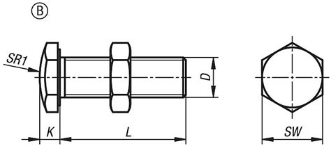 Stop screw steel grade 10.9. | norelem