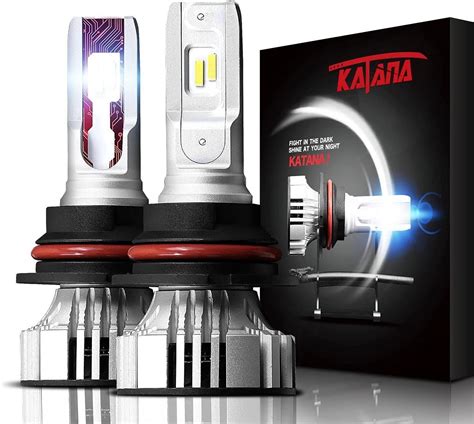 Buy KATANA 9007 HB5 LED Headlight Bulbs, 6500K Extremely Bright ...