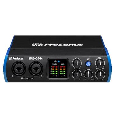 Buy PreSonus Studio 24 c Portable High Definition Usb C Audio Interface ...