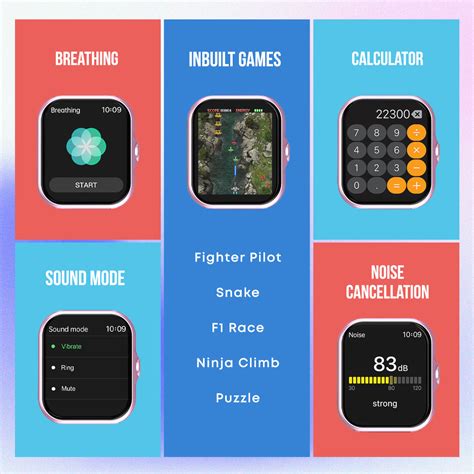pTron Pulsefit P61+ 4.6 cm Full Touch Display Bluetooth Calling Fitnes ...