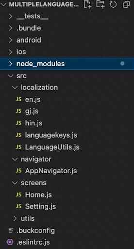 React Native Language 的图像结果