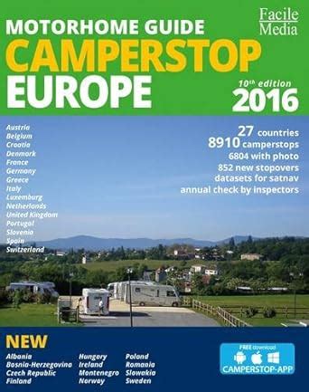 Motorhome Guide Camperstop Europe 27 Countries 2016 (2016) : Amazon.in ...