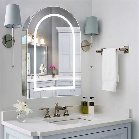 Amazon.com: Chende Arched Medicine Cabinet Mirror, 20''x30'' Lighted ...