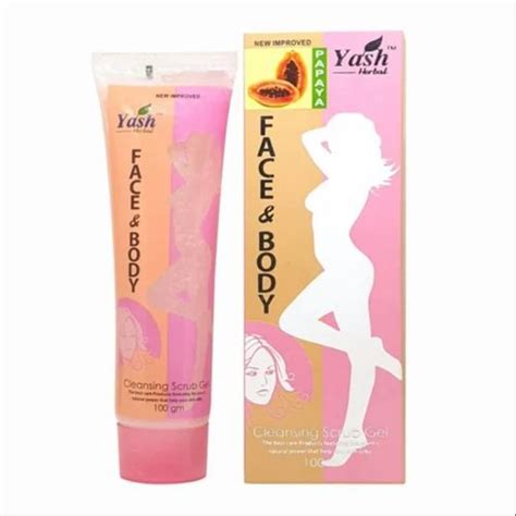 Face And Body Wash - Face And Body Cleansing Scrub Gel 100g ...