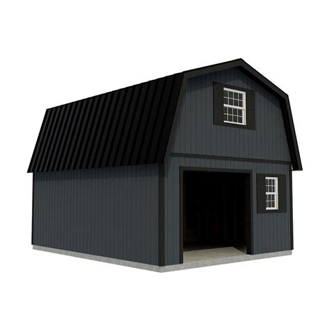 Best Barns Maker's Loft XL 16X32 Wood Garage Kit