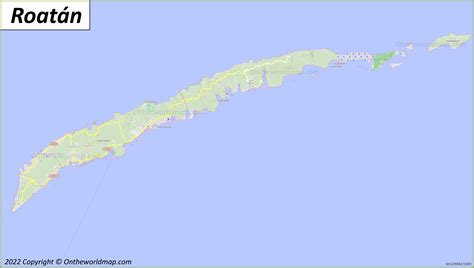 Where Is Roatan Honduras On The Map at Kimberly Borges blog