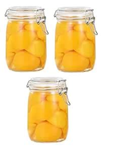 Buy SWILAK Airtight Glass Canister Food Storage Jar Storage Container ...