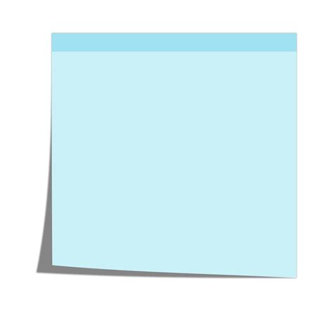 Blue Sticky Note Png
