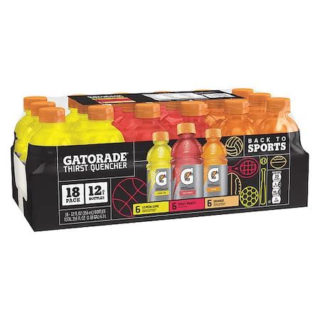 Gatorade Sports Drink, Low Calorie, 12 oz., PK18 12324 | Zoro