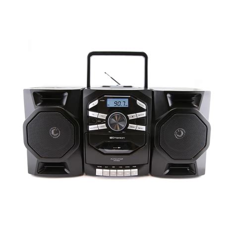 Buy EmersonPortable CD Player Boombox with Cassette Player, Tape ...