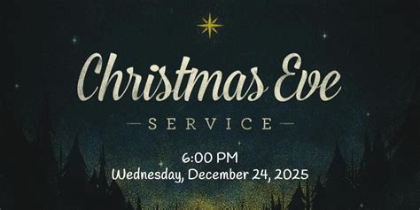 Annual Candlelight Christmas Eve Service, 1156 Pleasant View Drive ...