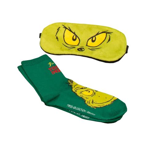 The Grinch - Set chaussettes & masque de sommeil The Grinch - Figurine ...
