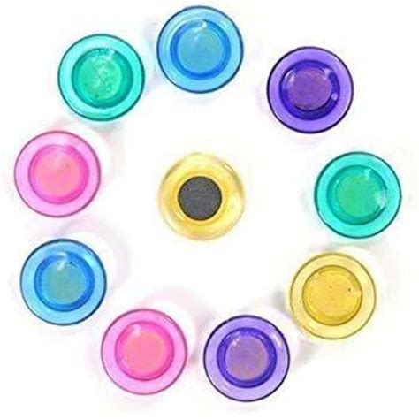 Paaroots Pack of 10 Colorful Magnets for Magnetic White Boards Fridge ...