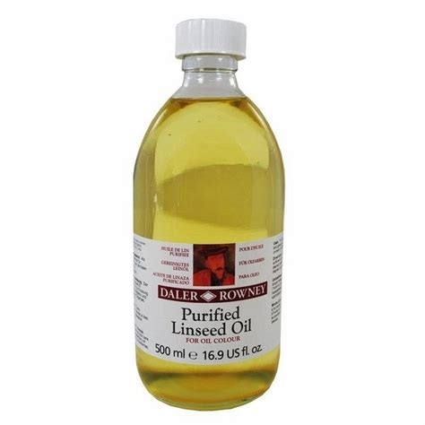 htconline.in| Daler Rowney Purified Linseed Oil 500ml - htconline.in