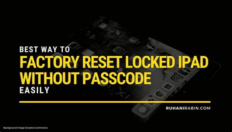 Image result for Reset IPad Without Passcode