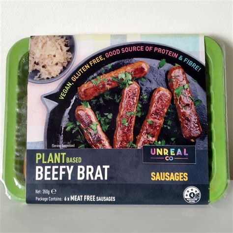 Beefy Brat Sausages from Unreal Co. - Vegan Product Reviews & Ratings ...