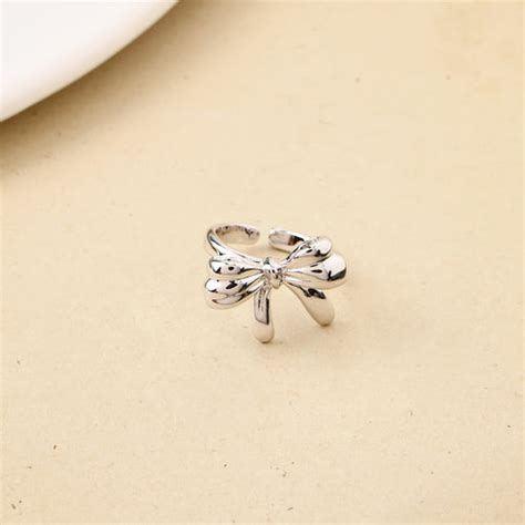Ring Online - Premium Dainty Silver Kawaii Ring | Nestasia