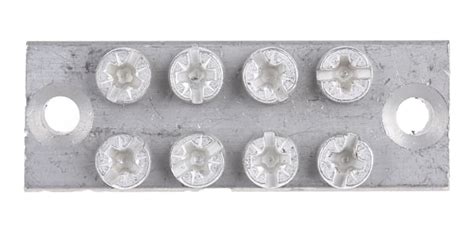 RS PRO | RS PRO 4-Way Double Screw Earth Terminal Block, 0mm², 16 mm² ...