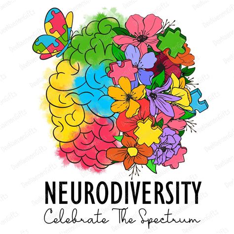Neurodiversity Png, Celebrate the Spectrum Png, Autism Awareness Png ...