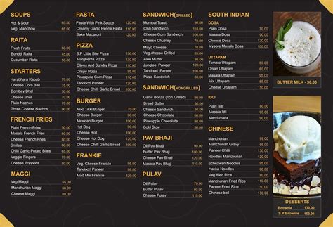 Menu at The little bites, Himmatnagar