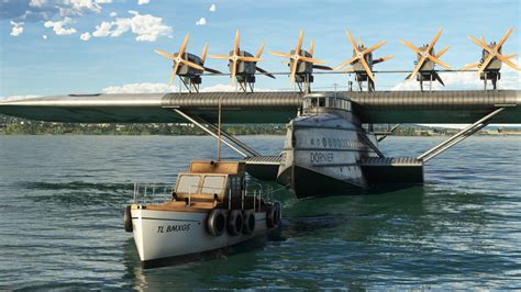 Microsoft Flight Simulator Releases Local Legend 12: The Dornier Do X Flying Boat ...