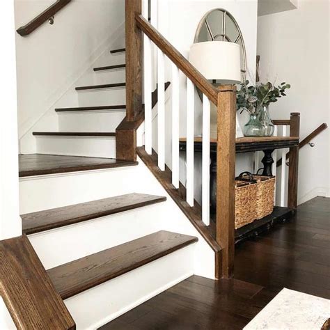 Dark Stairs White Risers