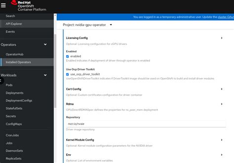 NVIDIA AI Enterprise with OpenShift — gpu-operator 1.8 documentation