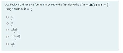 Backward Difference Formula 的图像结果