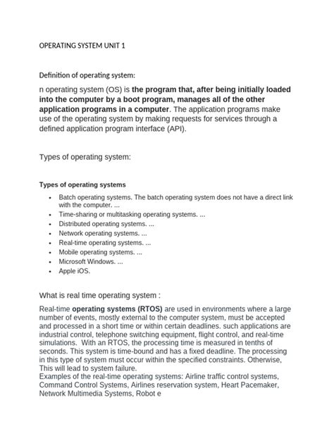 Operating System Unit 1 的图像结果