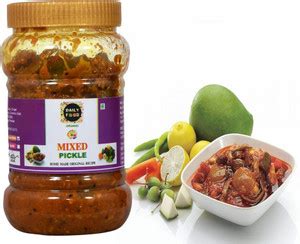 Daily Food Mixed Pickle Mix Veg Ka Achar Made In Very Less Oil (800 G ...
