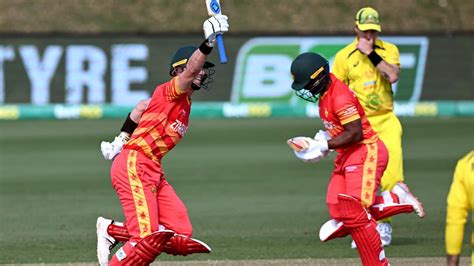 Watch Video: Jubilant Zimbabwe players celebrate historic ODI win over ...