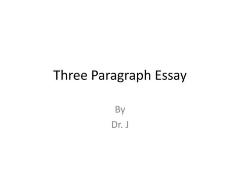 Image result for 3 Paragraph Essay Example
