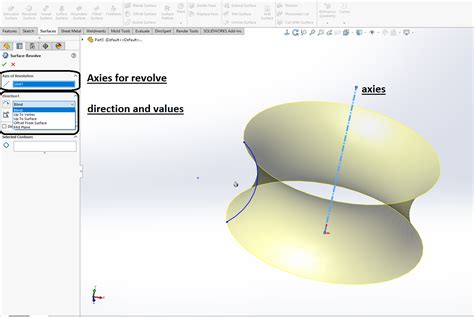 Image result for Revolve Feature SolidWorks