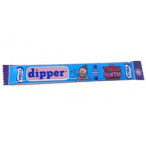 Vidal Dipper Tongue Painter Chew Sour Raspberry