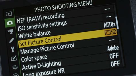 Set Picture Control Nikon 的图像结果