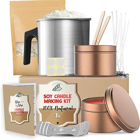 Amazon.com: Etienne Alair Soy Candle Making Kit for Adults & Kids ...