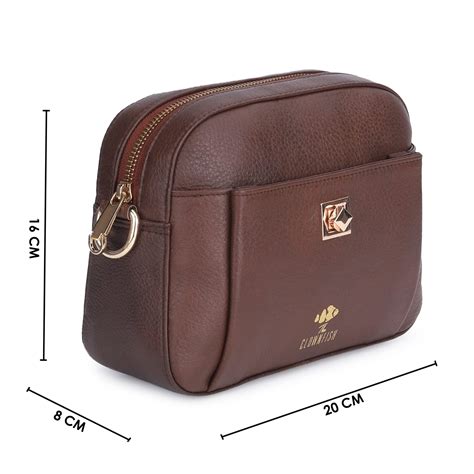 The Clownfish Amanora Genuine Leather Sling Bag for Women Crossbody ...