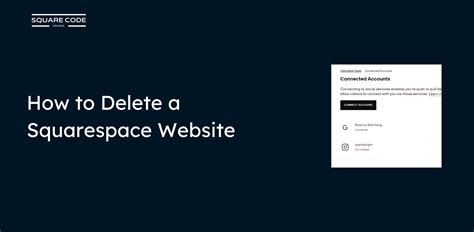 How To Delete A Squarespace Website (Step-by-Step)
