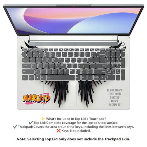 Shop Anime Nar Wings Laptop Skin for Lenovo | Buy Online Now – SkinsLegend
