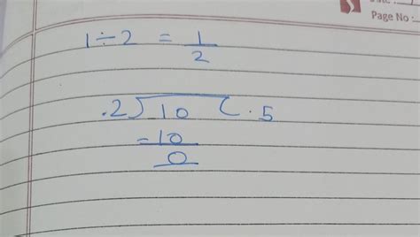 how 0.5 will be the answer of 1÷2 - Brainly.in