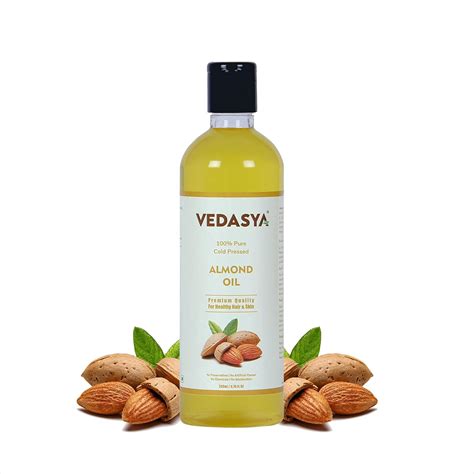 VEDASYA Pure Almond Oil for Hair Growth | Face | Skin Glow | Body ...