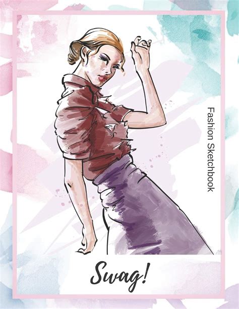 Buy Swag!: Croquis Template Sketchbook Female Figure Pose Front& Back ...