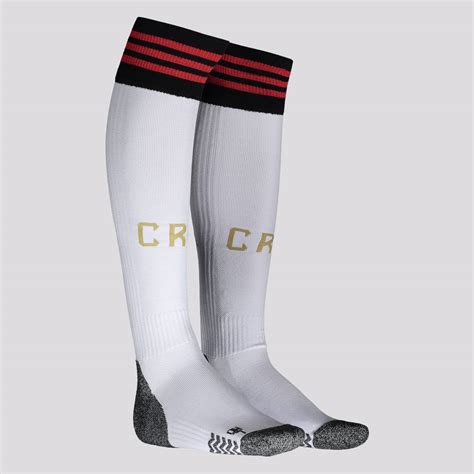 Adidas Flamengo I 2023 White Soccer Socks - FutFanatics
