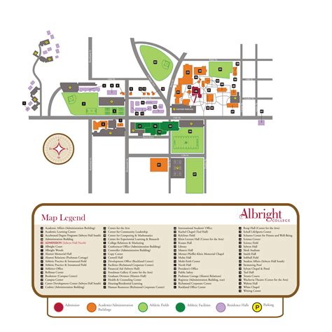 Albright College Campus Map (2025-2010) - All Maps