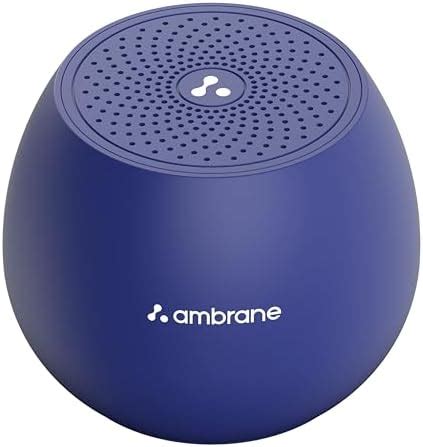Ambrane 5W Wireless Bluetooth Mini Speaker with 44Hrs Playtime ...