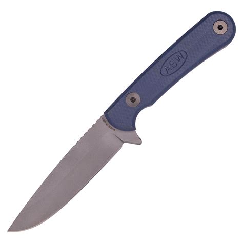 ABW American Blade Works Fixed Blade, Slate Grey G10 / Stonewash CPM ...