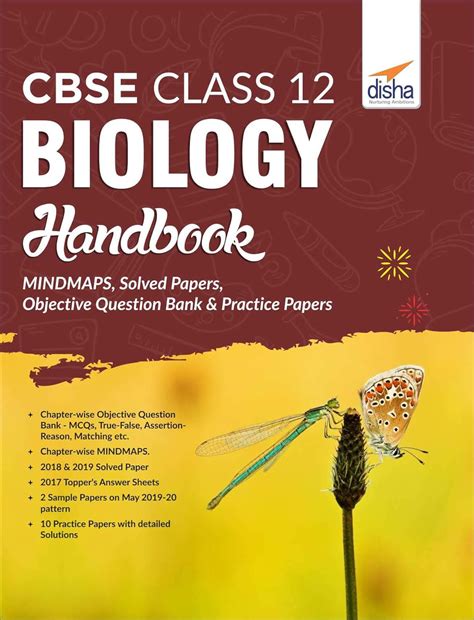 CBSE Class 12 Biology Handbook - MINDMAPS, Solved Papers, Objective ...