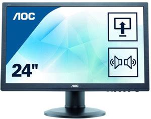 AOC 60.96 cm (24 inch) Full HD LED Backlit TN Panel Monitor (E2460PDA ...