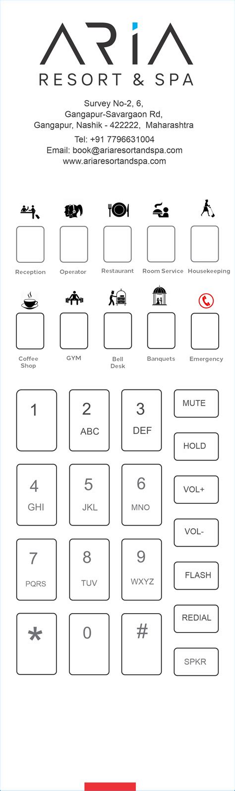 Bittel HA62TSD (10S) Hotel Guestroom Phone