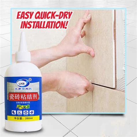 Easy to bond heavy-duty tile adhesive loose strong... – Grandado